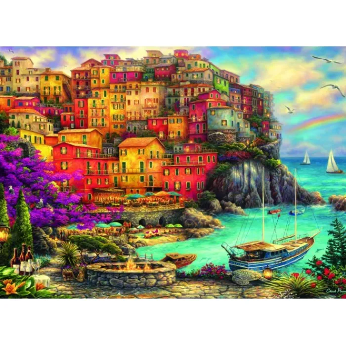 Bluebird Puzzle Puzzle A Beautiful Day at Cinque Terre