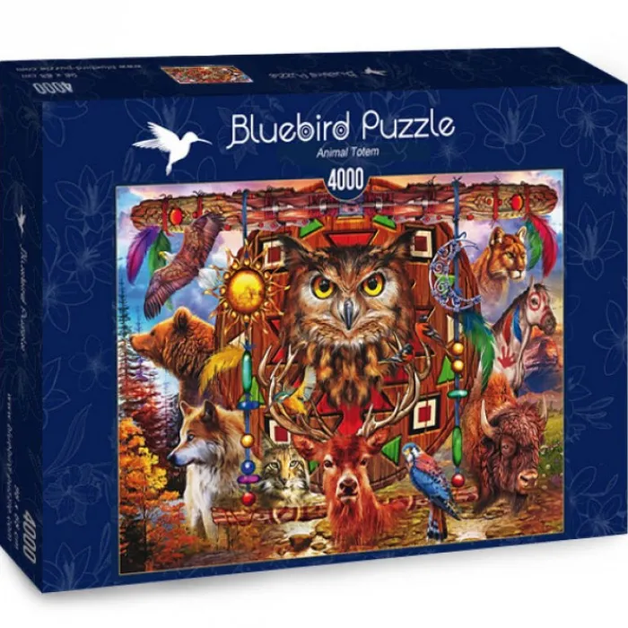 Bluebird Puzzle Puzzle Animal Totem