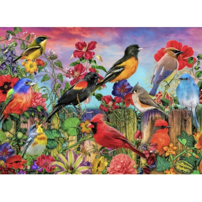 Bluebird Puzzle Puzzle Birds and Blooms Garden