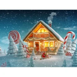Bluebird Puzzle Puzzle Christmas Cottage