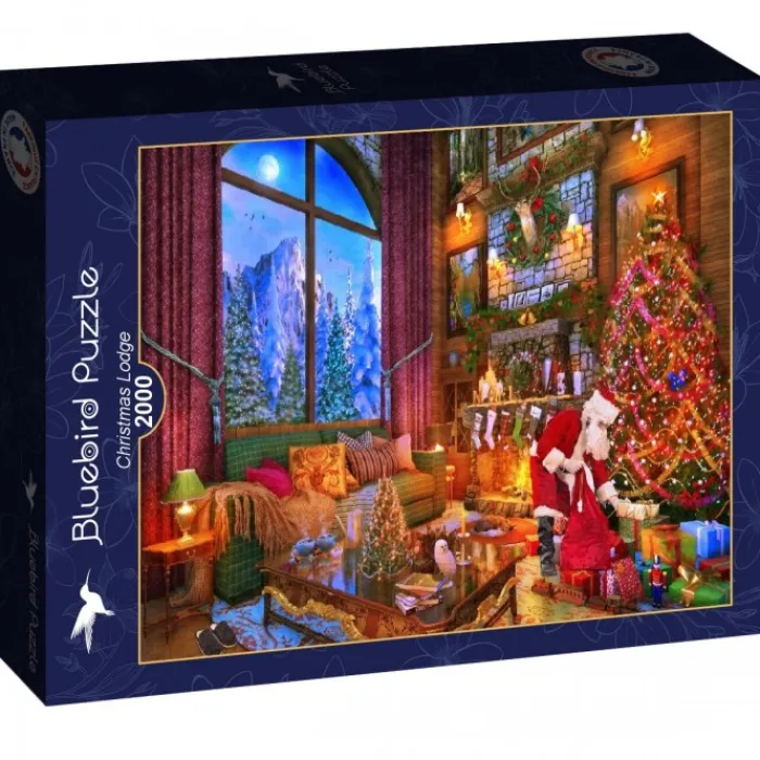 Bluebird Puzzle Puzzle Christmas Lodge