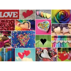 Bluebird Puzzle Puzzle Collage - Love in Color
