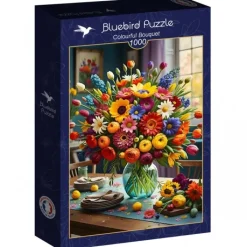 Bluebird Puzzle Puzzle Colourful Bouquet