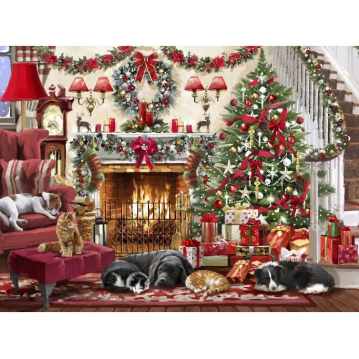 Bluebird Puzzle Puzzle Cosy Fireplace