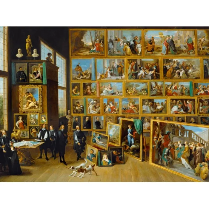 Bluebird Puzzle Puzzle David Teniers the Younger - The Art Collection of Archduke Leopold Wilhelm in Brussels, 1652