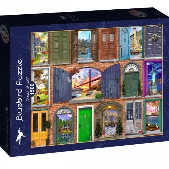 Bluebird Puzzle Puzzle Doors of USA