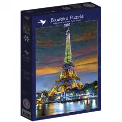 Bluebird Puzzle Puzzle Eiffel Tower at Sunset, Paris, France