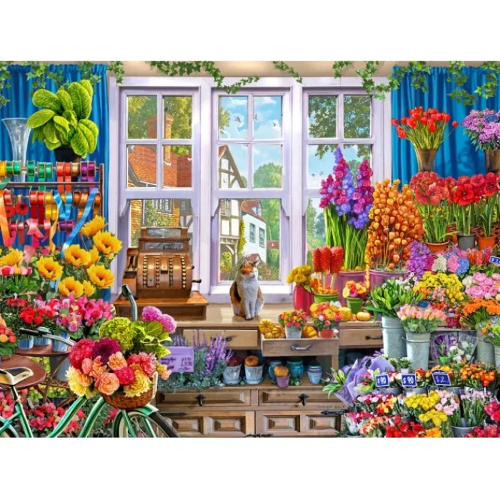 Bluebird Puzzle Puzzle Flower Shoppe