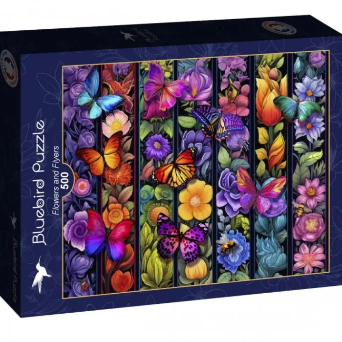 Bluebird Puzzle Puzzle Flowers and Flyers