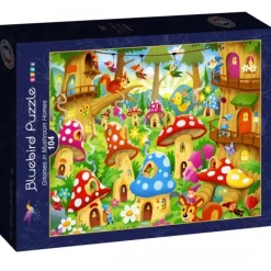 Bluebird Puzzle Puzzle Gnomes in Mushroom Homes