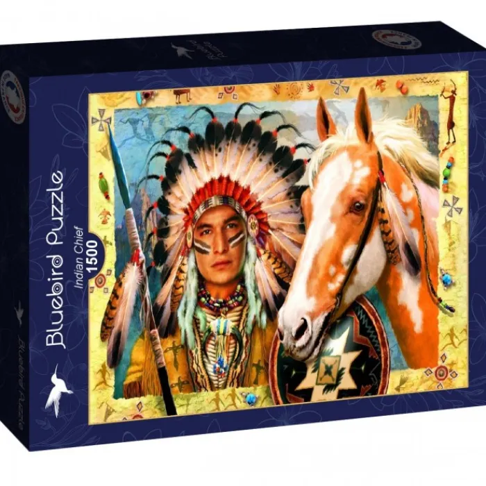 Bluebird Puzzle Puzzle Indian Chief