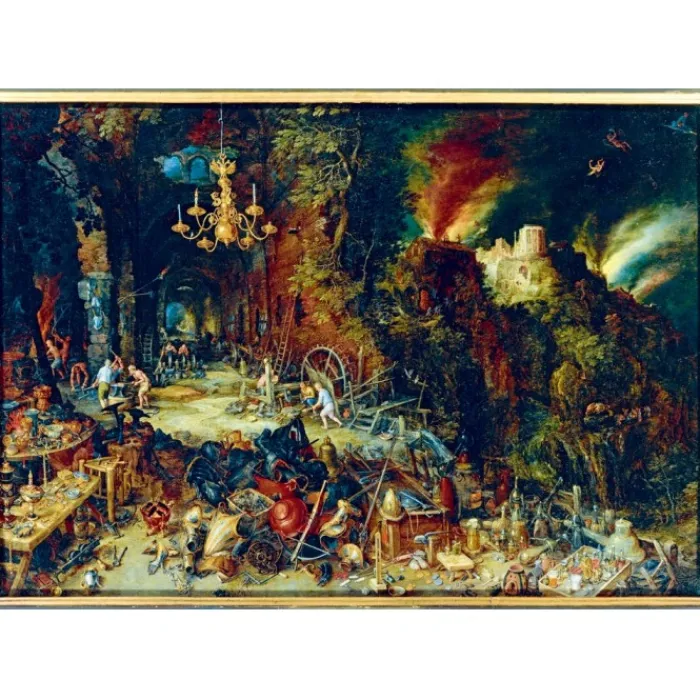 Bluebird Puzzle Puzzle Jan Brueghel the Elder - Allegory of Fire, 1608