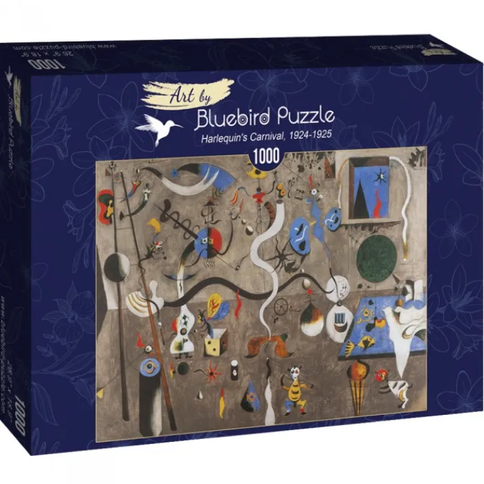 Bluebird Puzzle Puzzle Joan Miro - The Harlequin's Carnival, 1924-1925