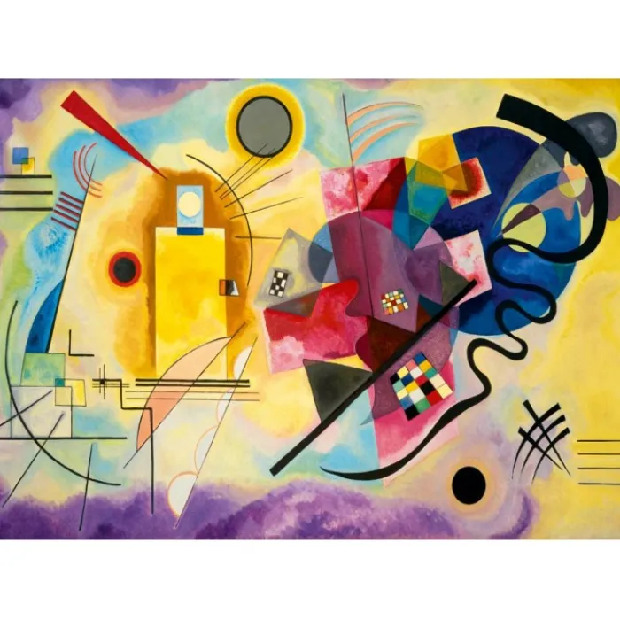 Bluebird Puzzle Puzzle Kandinsky - Gelb-Rot-Blau, 1925