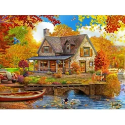 Bluebird Puzzle Puzzle Lake house