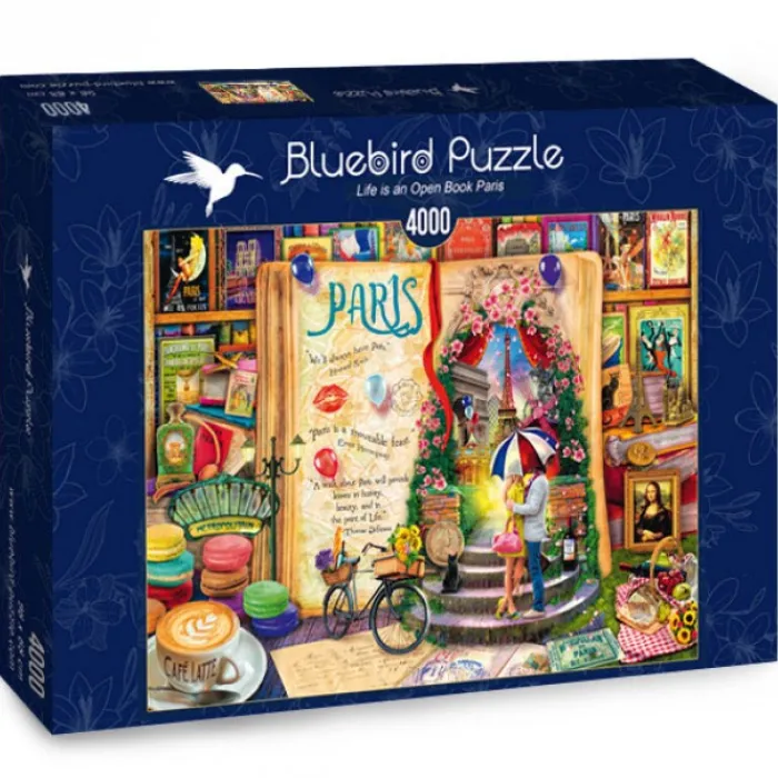 Bluebird Puzzle Puzzle Life is an Open Book Paris