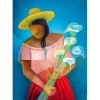 Bluebird Puzzle Puzzle Louis Toffoli - La Femme aux Arums, 1985