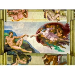 Bluebird Puzzle Puzzle Michelangelo - The Creation of Adam, 1511