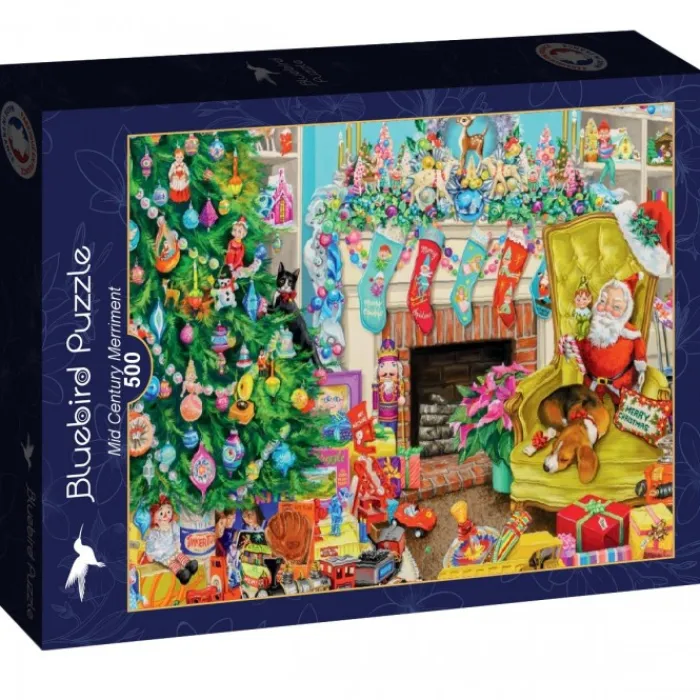 Bluebird Puzzle Puzzle Mid Century Merriment