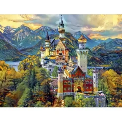 Bluebird Puzzle Puzzle Neuschwanstein Castle, Fussen, Germany