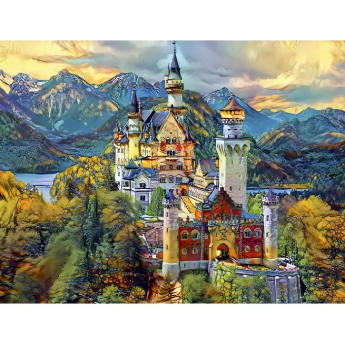 Bluebird Puzzle Puzzle Neuschwanstein Castle, Fussen, Germany