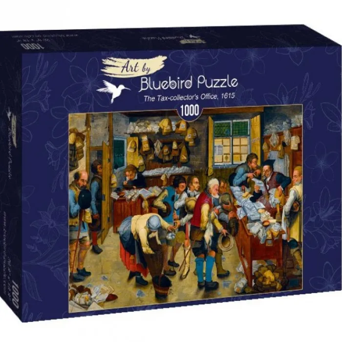Bluebird Puzzle Puzzle Pieter Brueghel the Younger - The Tax-collector's Office, 1615