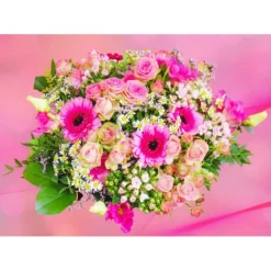 Bluebird Puzzle Puzzle Pink Bouquet of Roses