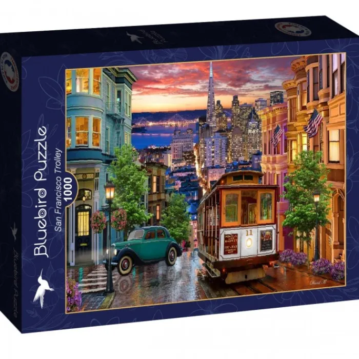Bluebird Puzzle Puzzle San Francisco Trolley
