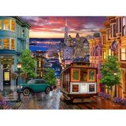 Bluebird Puzzle Puzzle San Francisco Trolley