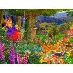 Bluebird Puzzle Puzzle The Witch Picnic