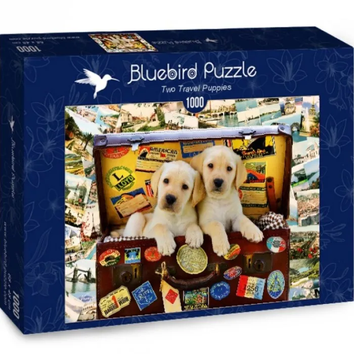 Bluebird Puzzle Puzzle Two Travel Puppies