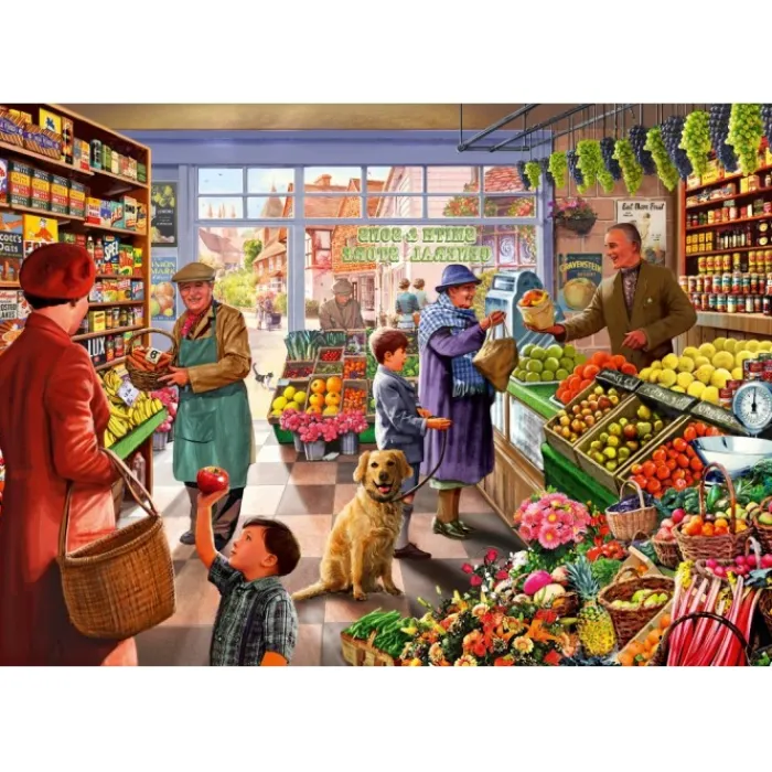 Bluebird Puzzle Puzzle Village Greengrocer