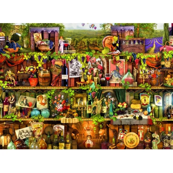 Bluebird Puzzle Puzzle Wine Shelf